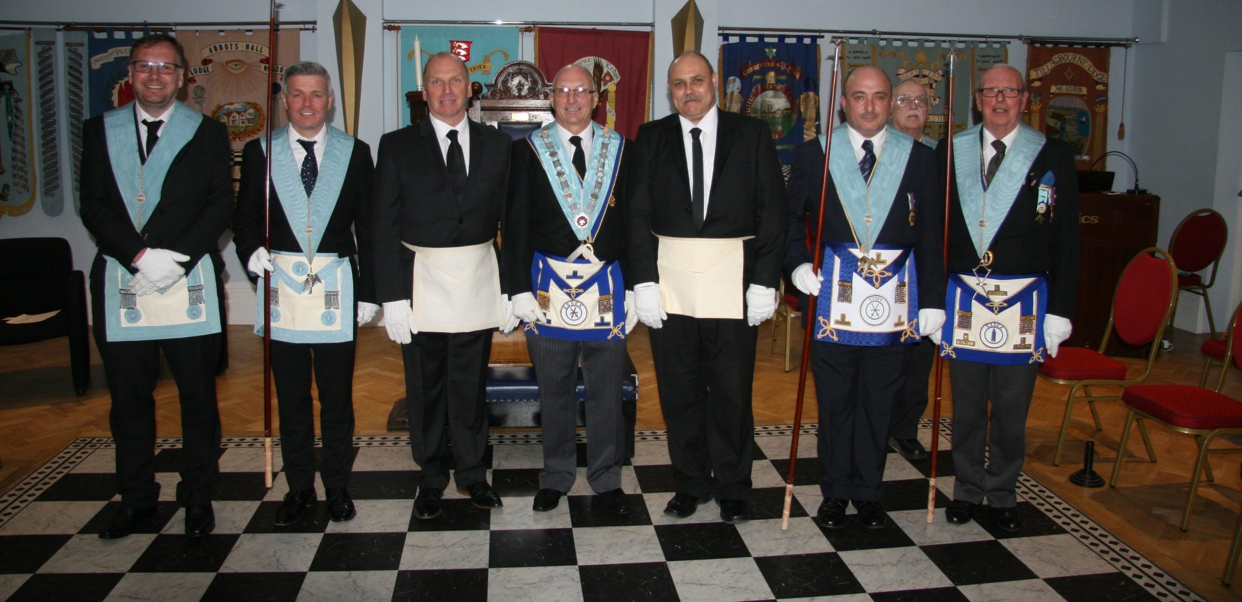 19th April –  New Initiates Paul Lowe & Ronnie Jordan